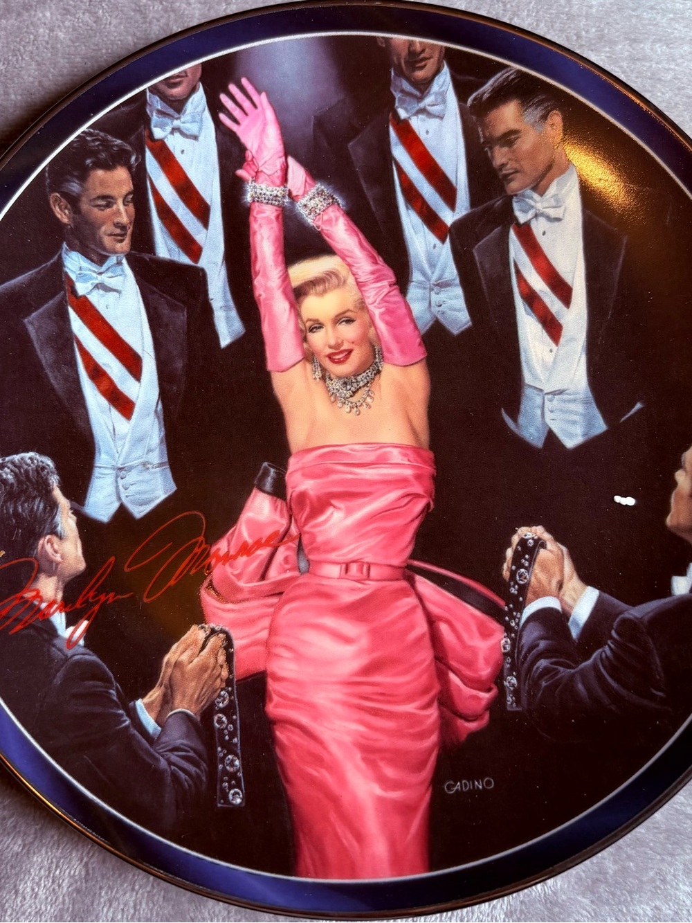 Bradford Exchange Marilyn collector plate